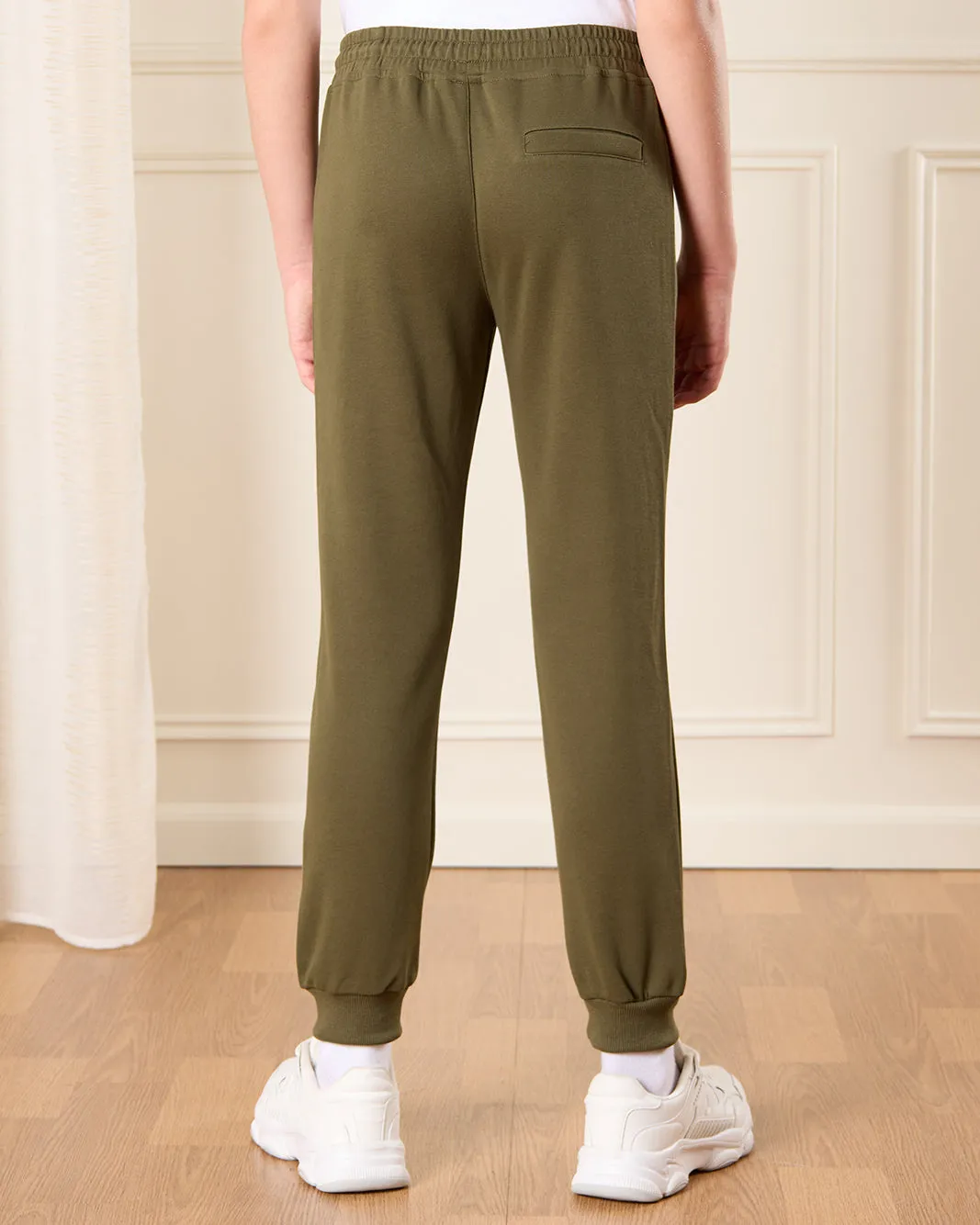 Senior Boys Olive Active Pants sold by Redtag product image thumbnail 3