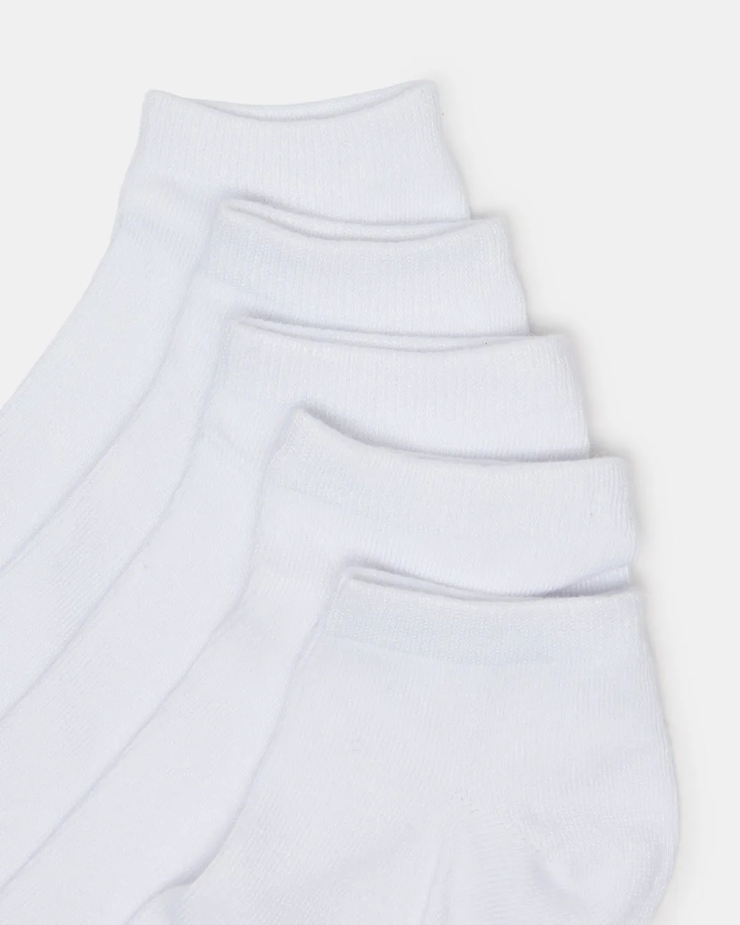 Men White Ankle Socks Pack (10 Pairs) sold by Redtag product image thumbnail 3