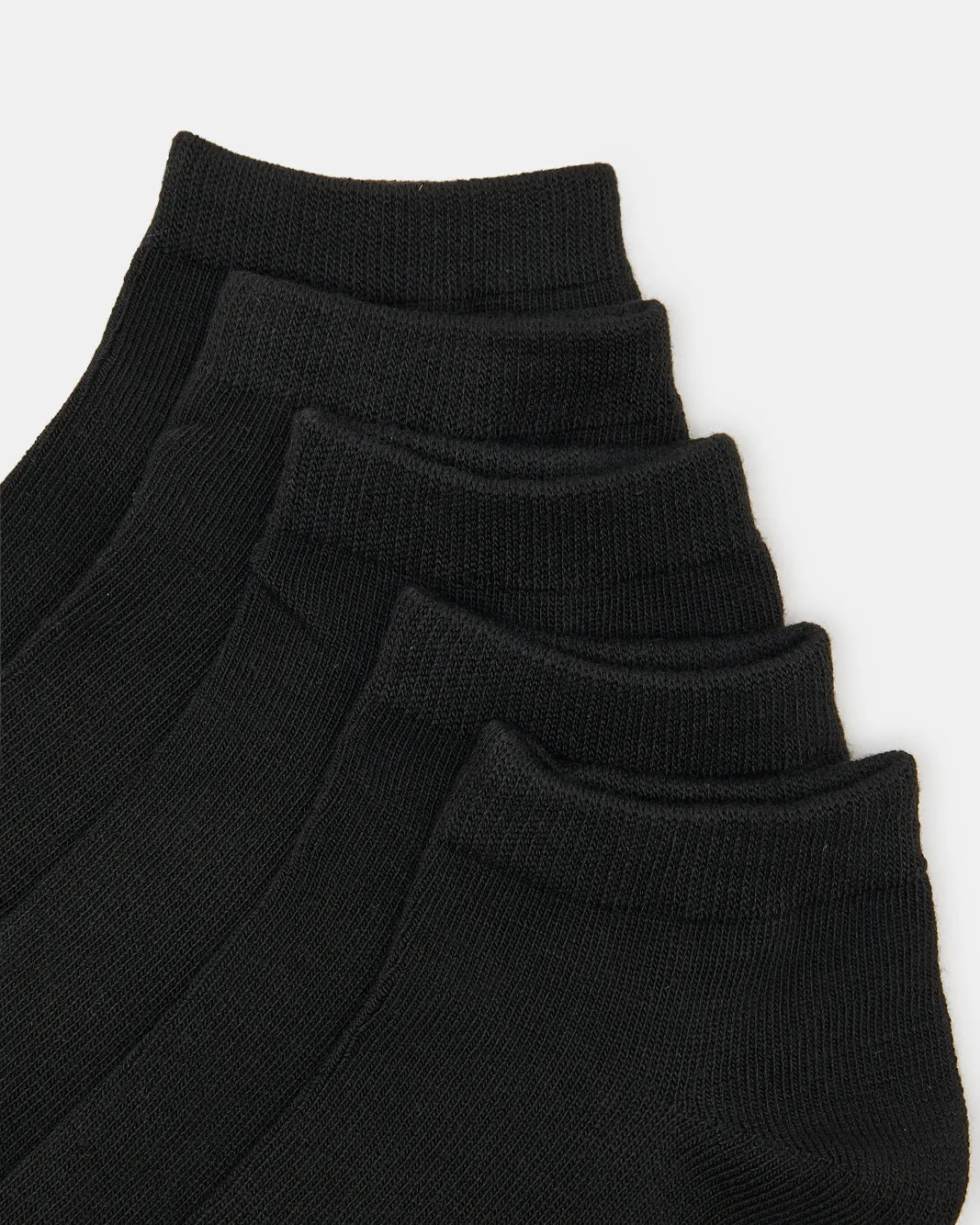 Men Black Ankle Socks Pack (10 Pairs) sold by Redtag product image thumbnail 3