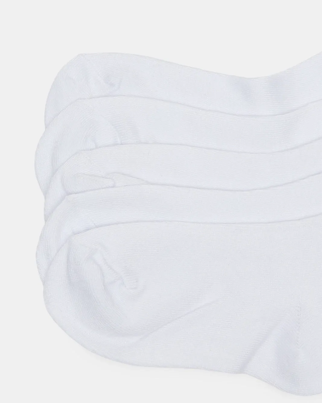 Girls White High Ankle Socks With Scallop Edge Welt(10 Pairs) sold by Redtag product image thumbnail 2