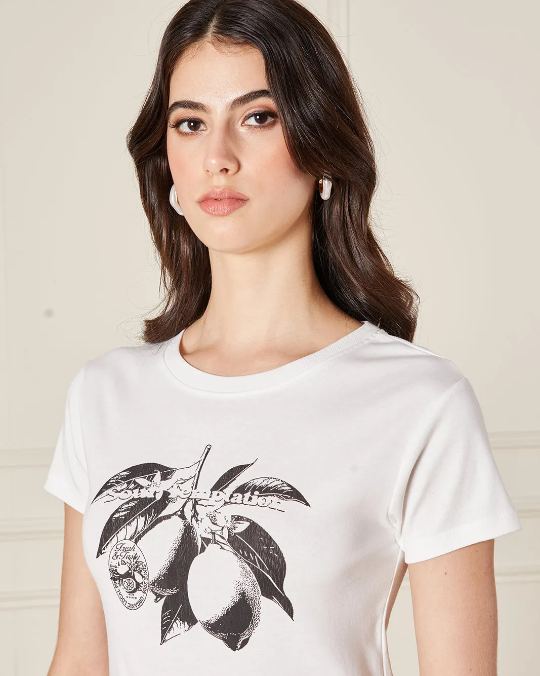 Women White Printed T-Shirt sold by Redtag product image thumbnail 4