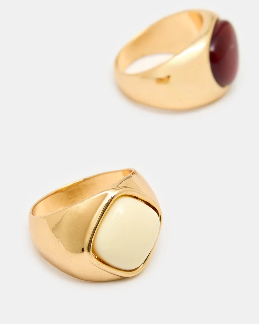 Women Gold Embellished Ring Set (Pack of 2) sold by Redtag product image thumbnail 3