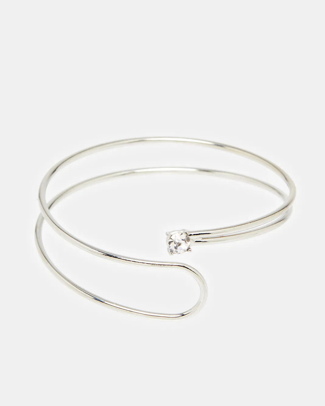 Women Silver Embellished Bracelet sold by Redtag