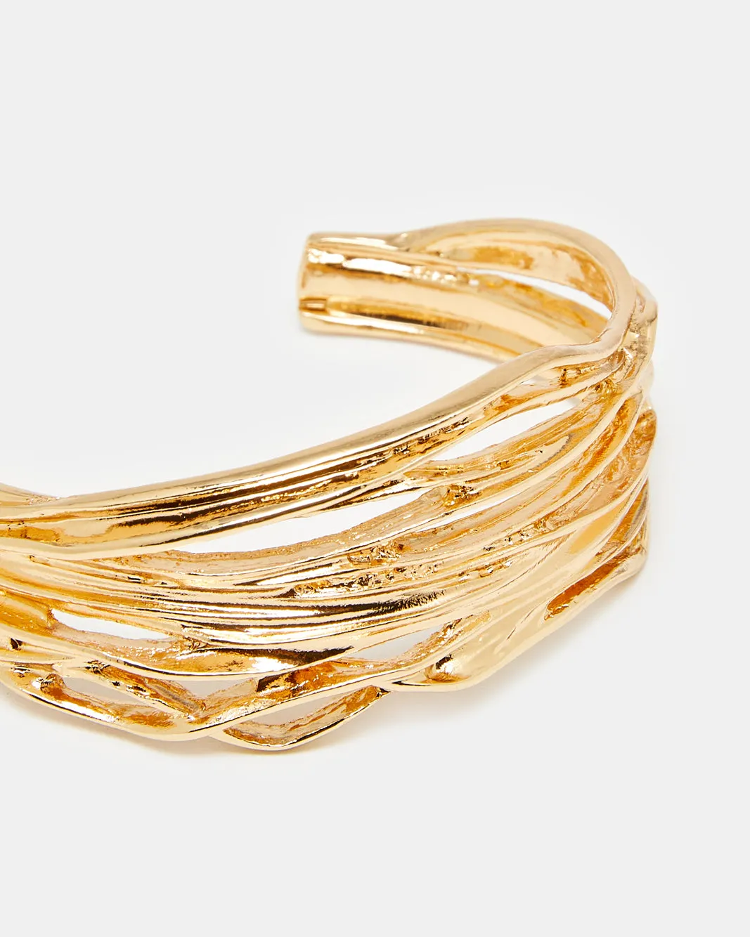 Women Gold Embellished Cuff sold by Redtag product image thumbnail 3