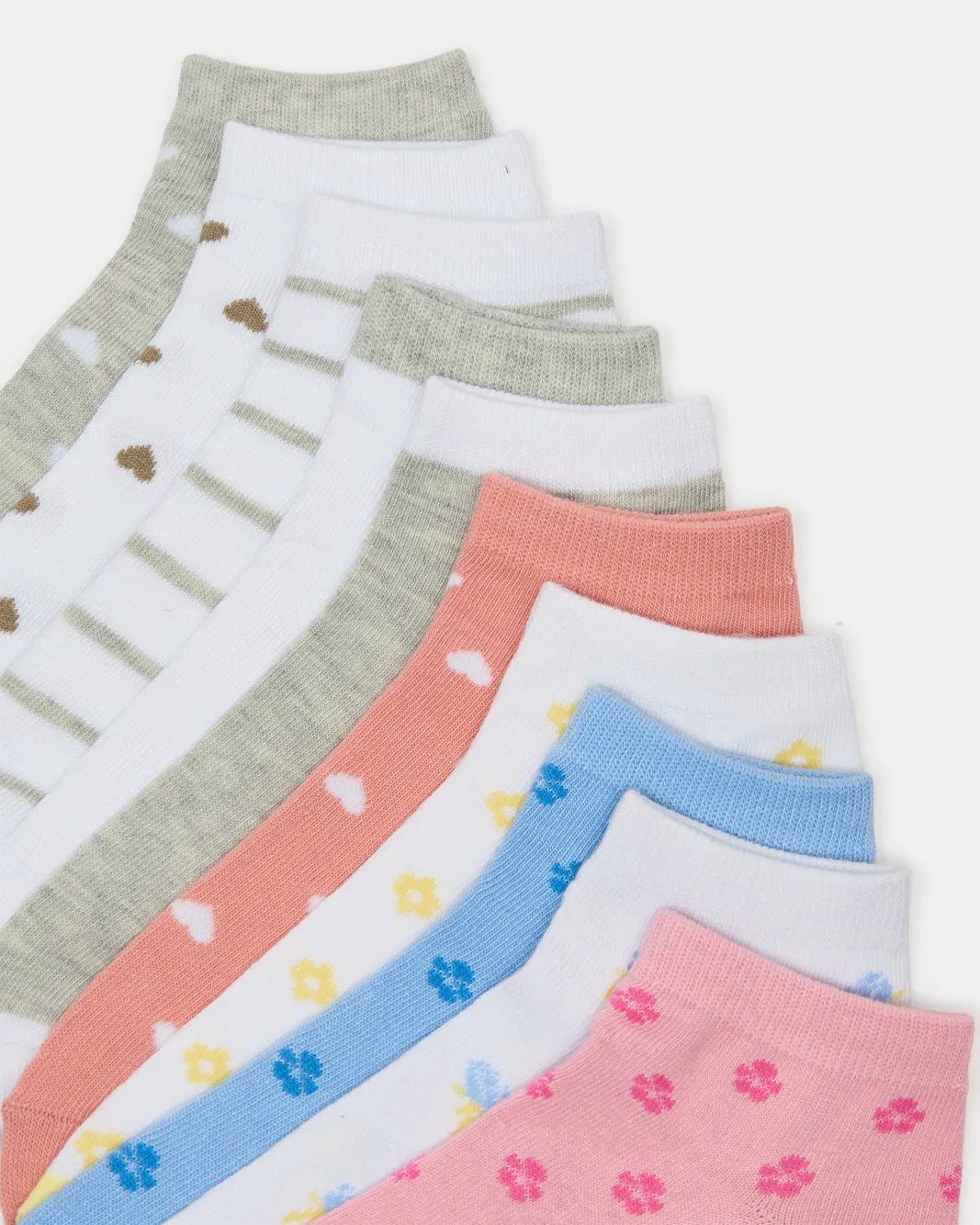 Women Assorted Ankle Box Socks (10 Pairs) sold by Redtag product image thumbnail 3