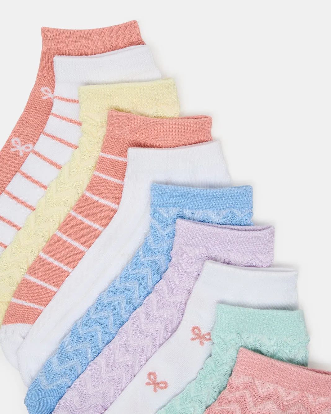 Women Assorted Ankle Box Socks (10 Pairs) sold by Redtag product image thumbnail 3