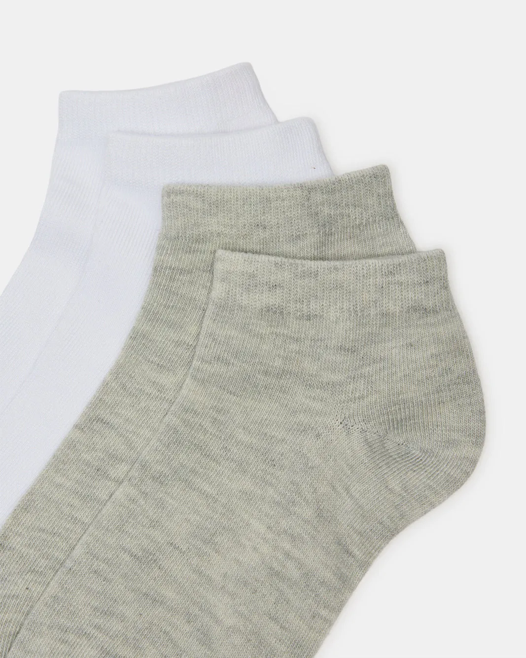 Women White And Grey Ankle Box Socks (8 Pairs) sold by Redtag product image thumbnail 3