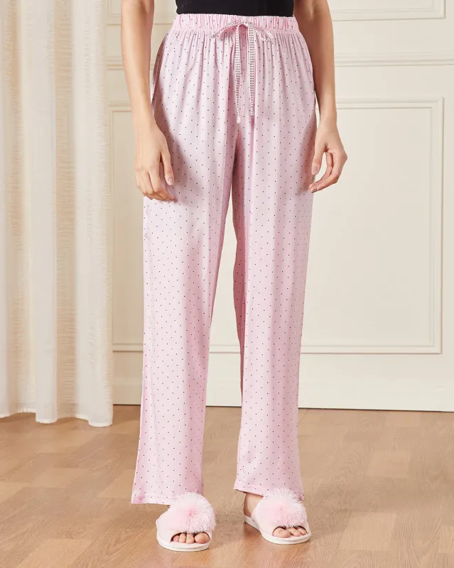 Women Pink Printed Pajama Bottoms sold by Redtag