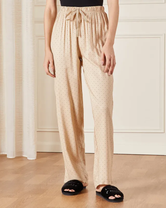 Women Beige Pajama Bottoms sold by Redtag