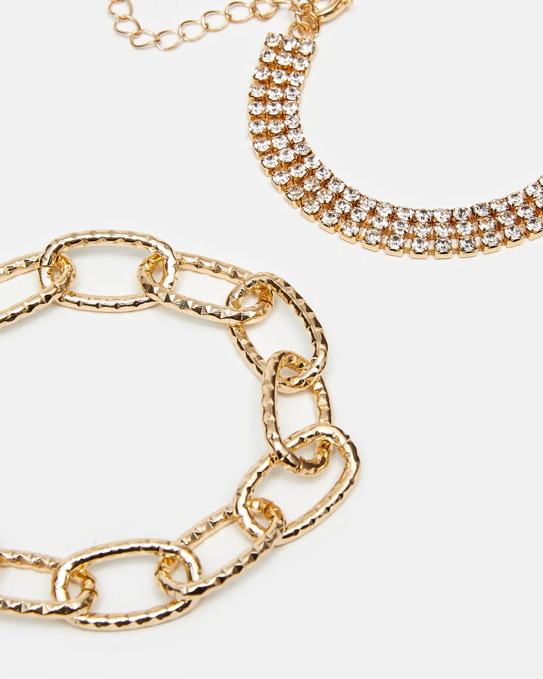 Women Gold Embellished Bracelet Set (Pack of 3) sold by Redtag product image thumbnail 2