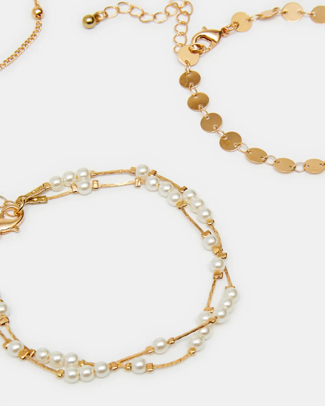 Women Gold Embellished Bracelet Set (Pack of 3) sold by Redtag product image thumbnail 2