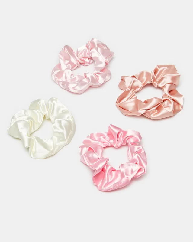 Women Assorted Scrunchy Set (Pack of 4) sold by Redtag