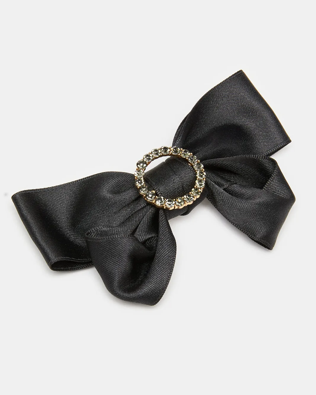 Women Black Bow Hair Clip sold by Redtag