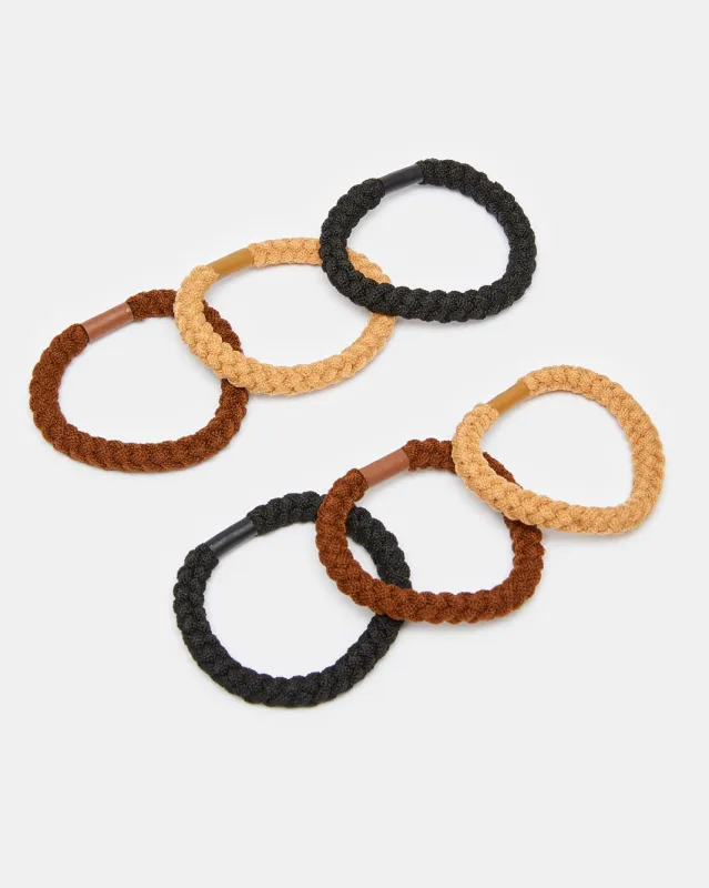 Women Assorted Scrunchy Set (6 Piece) sold by Redtag