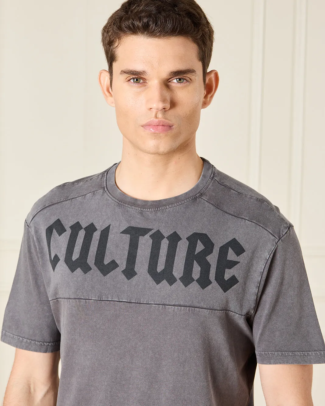Men Grey Printed T-shirt sold by Redtag product image thumbnail 4