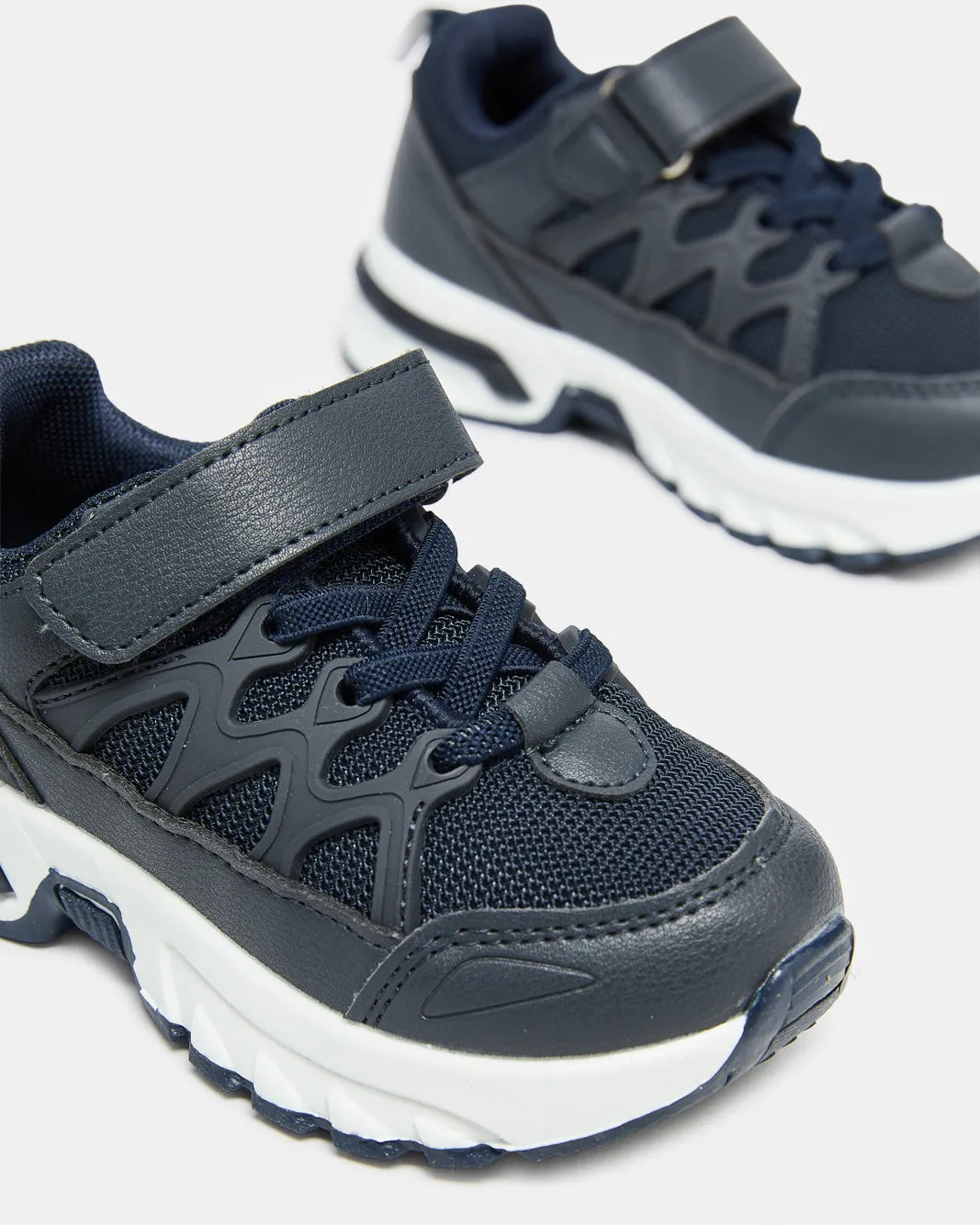 Boys Navy Trekker Sneakers sold by Redtag product image thumbnail 3