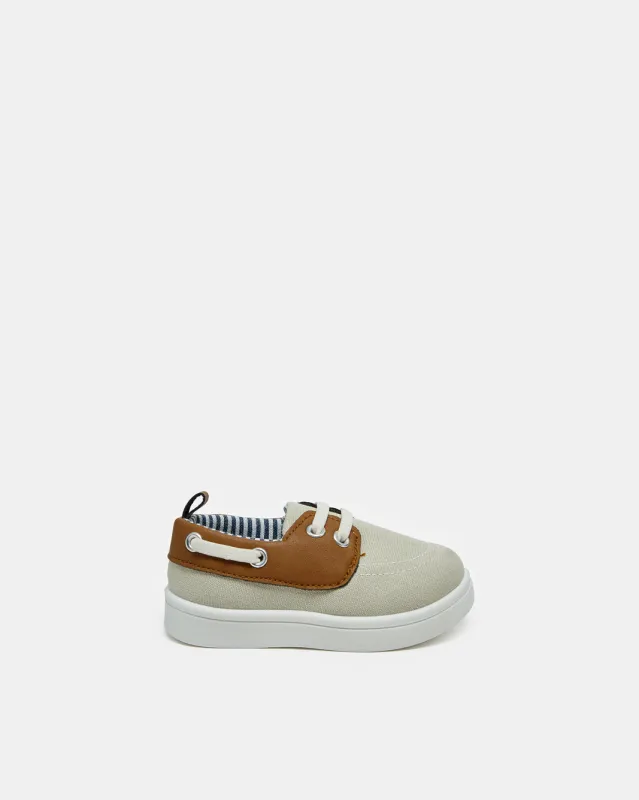 Infant Boys Beige Solid Shoes sold by Redtag