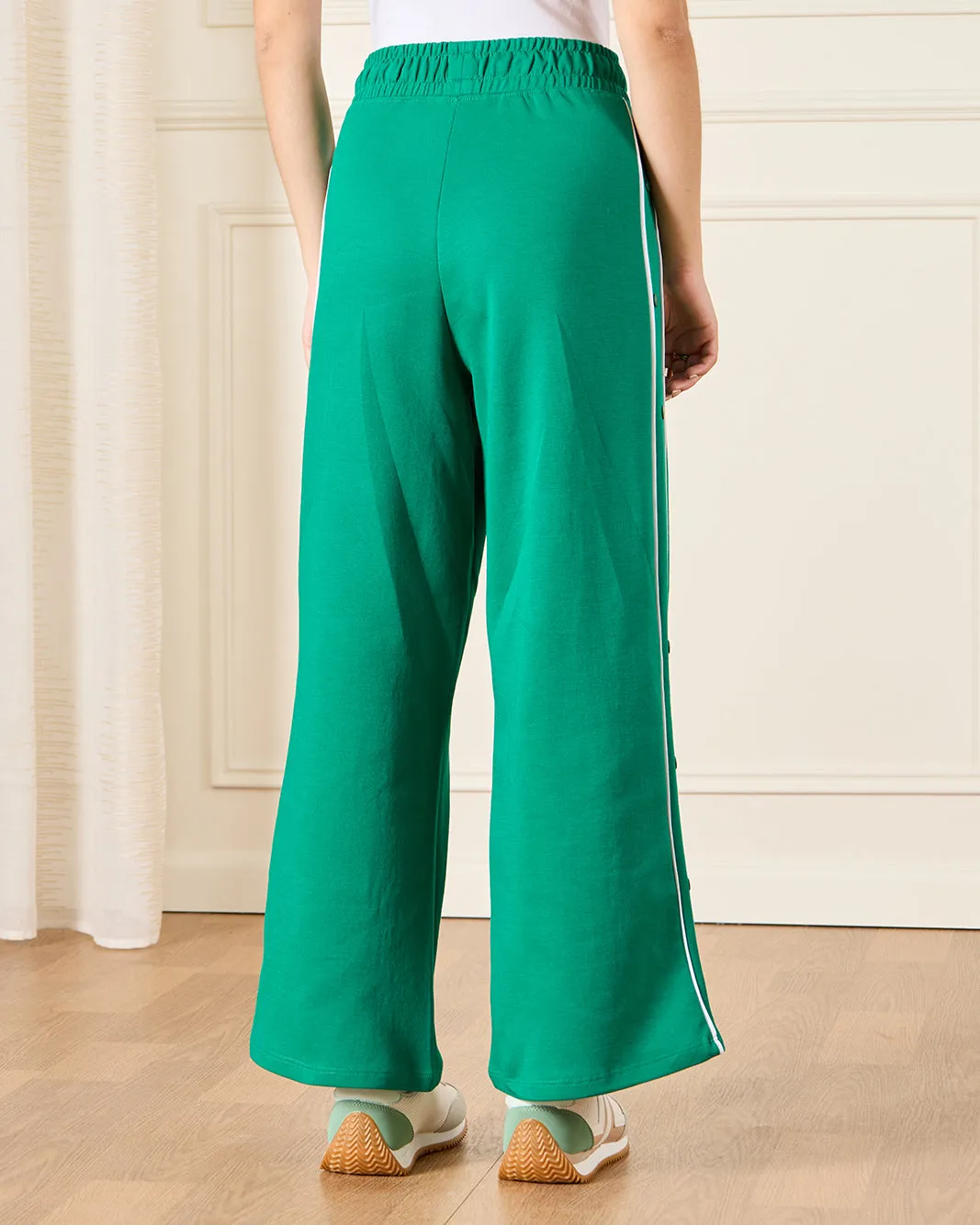 Senior Girls Green Wide leg KSA Active Pants sold by Redtag product image thumbnail 3