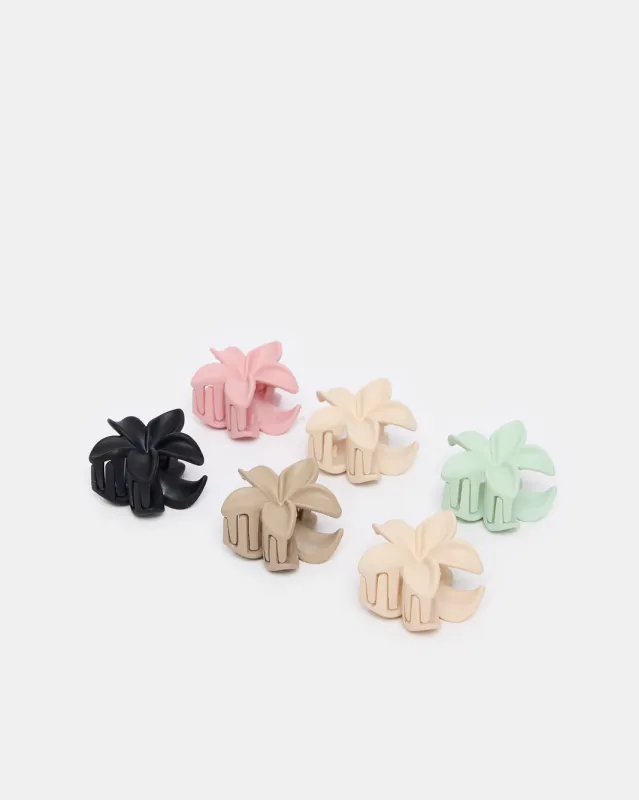 Women Assorted Hair Claw Set (Pack of 6) sold by Redtag