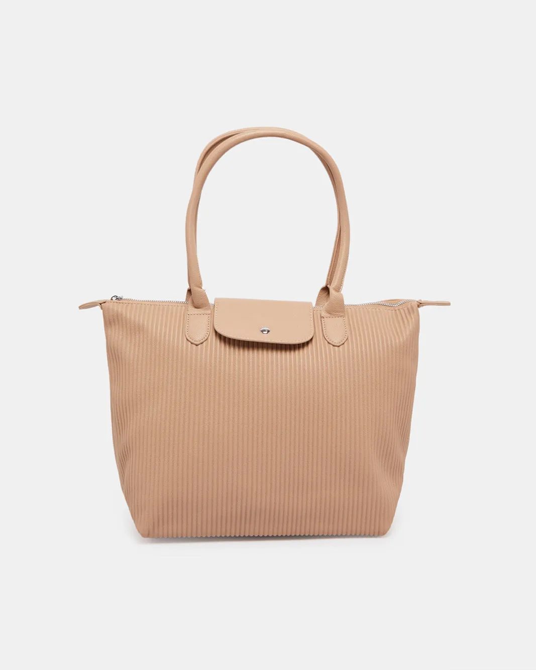 Women Beige Solid Tote Bag sold by Redtag