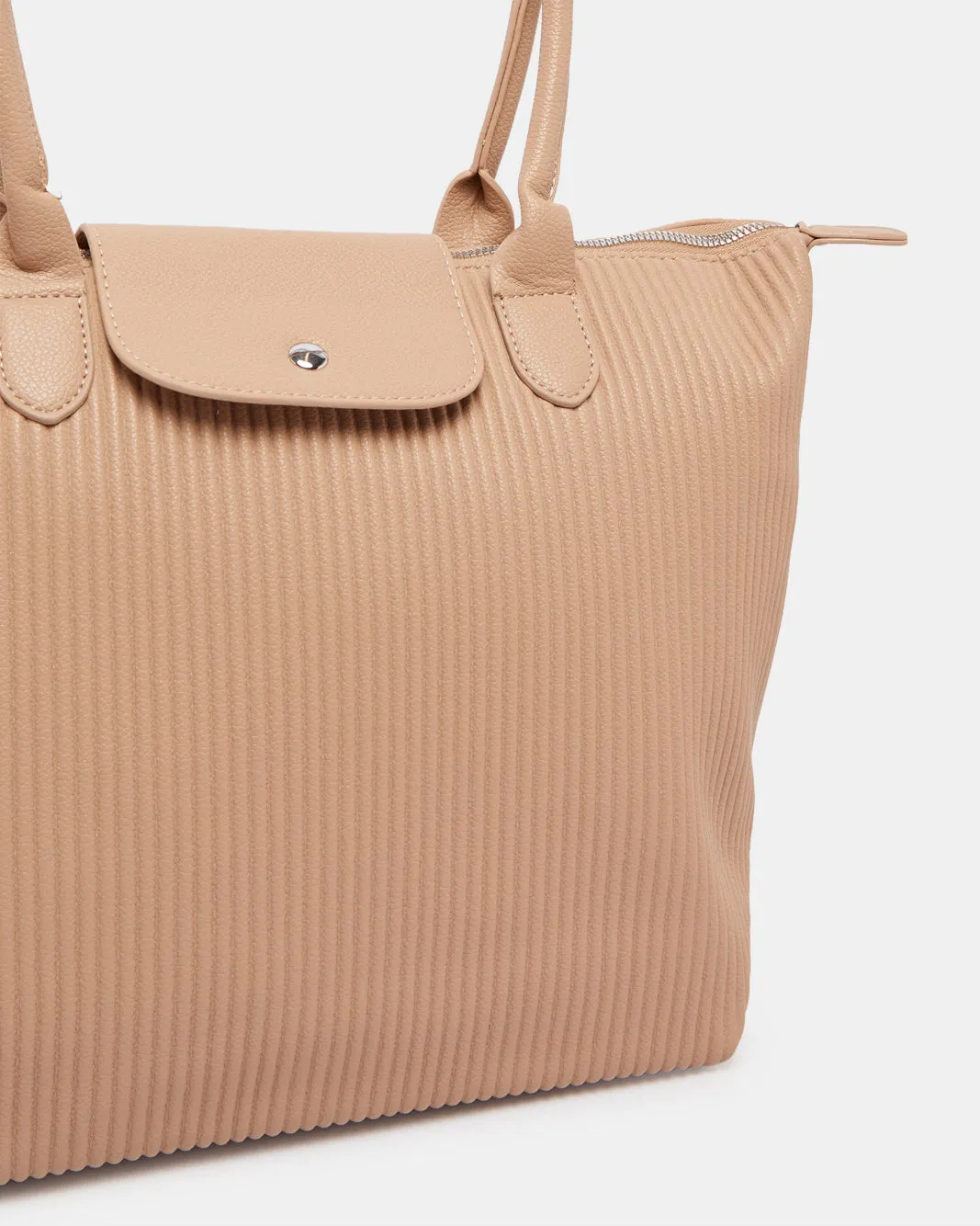 Women Beige Solid Tote Bag sold by Redtag product image thumbnail 3