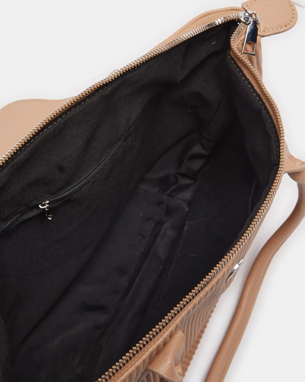 Women Beige Solid Tote Bag sold by Redtag product image thumbnail 4