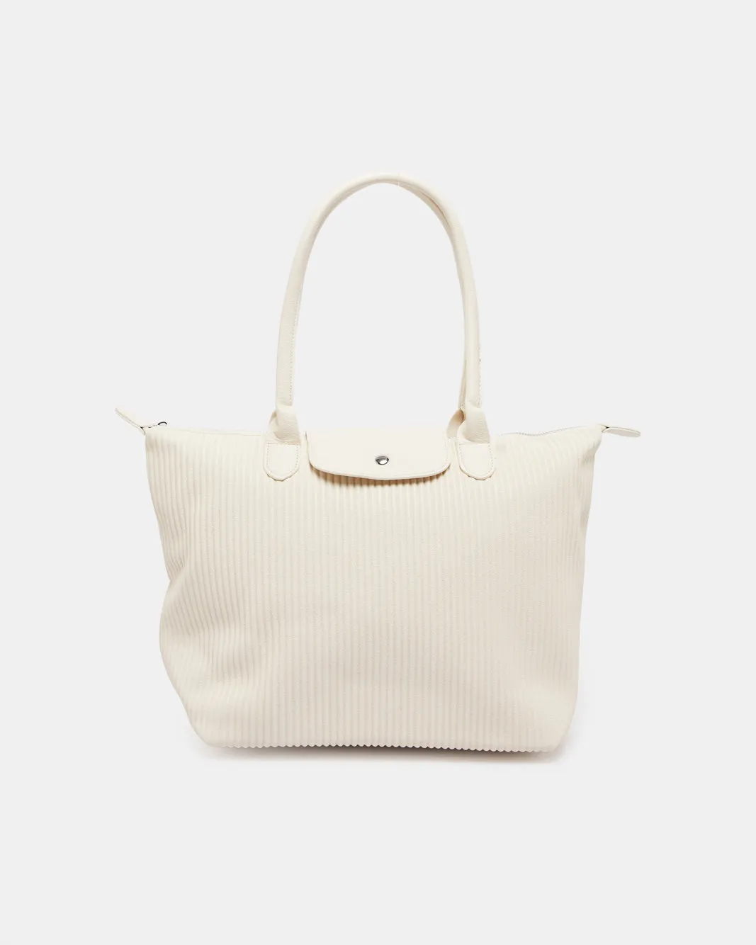 Women Beige Solid Tote Bag sold by Redtag