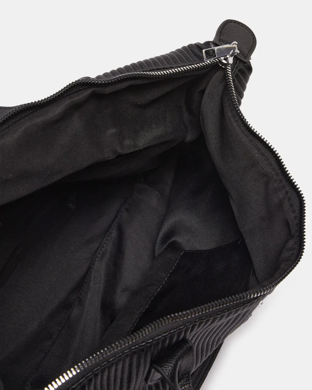 Women Black Solid Tote Bag sold by Redtag product image thumbnail 4