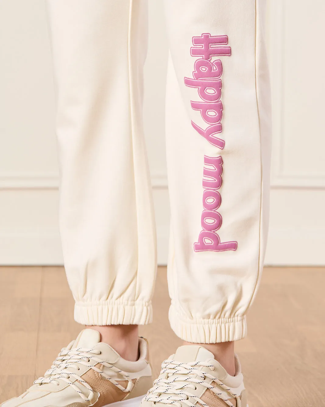 Senior Girls Beige Printed Track Pants sold by Redtag product image thumbnail 5