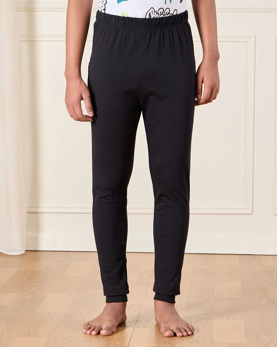 Senior Boys White And Black Printed Pyjama Set (2 Piece) sold by Redtag product image thumbnail 3