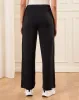 Women Black Wide leg Active Pants sold by Redtag
