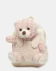 Girls Beige Fur Backpack sold by Redtag