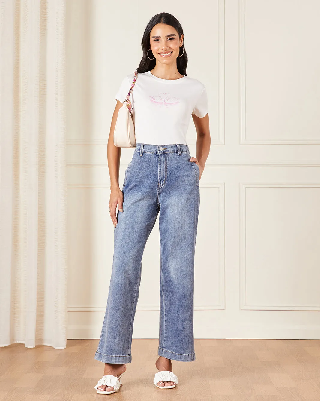 Women Ivory Printed T-Shirt sold by Redtag product image thumbnail 2