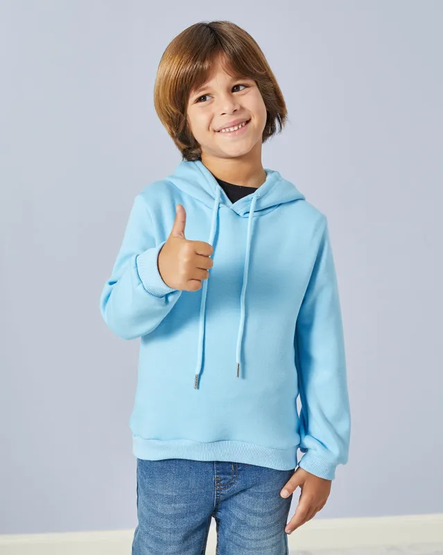 Boys Grey Hooded Sweatshirt sold by Redtag