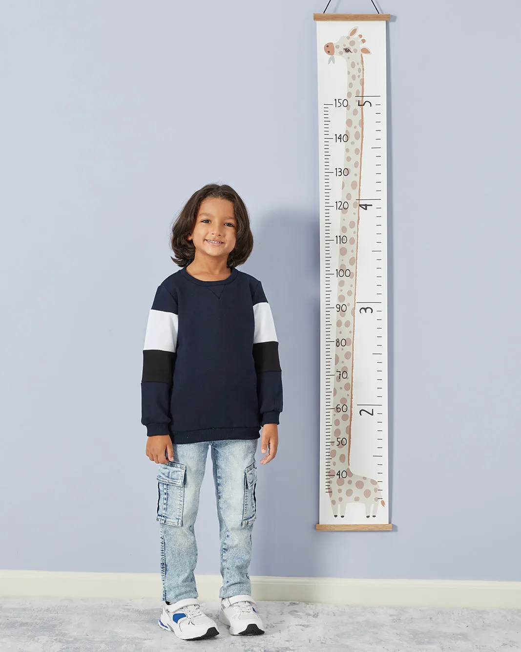 Boys Navy Long Sleeved Sweatshirt sold by Redtag product image thumbnail 5