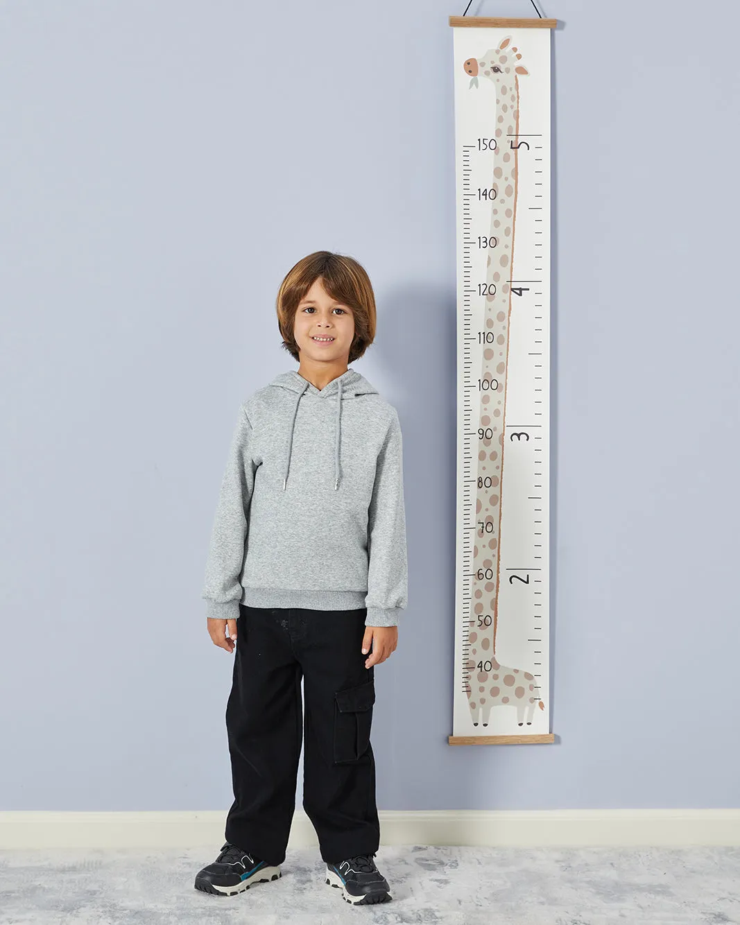 Boys Grey Hooded Sweatshirt sold by Redtag product image thumbnail 5