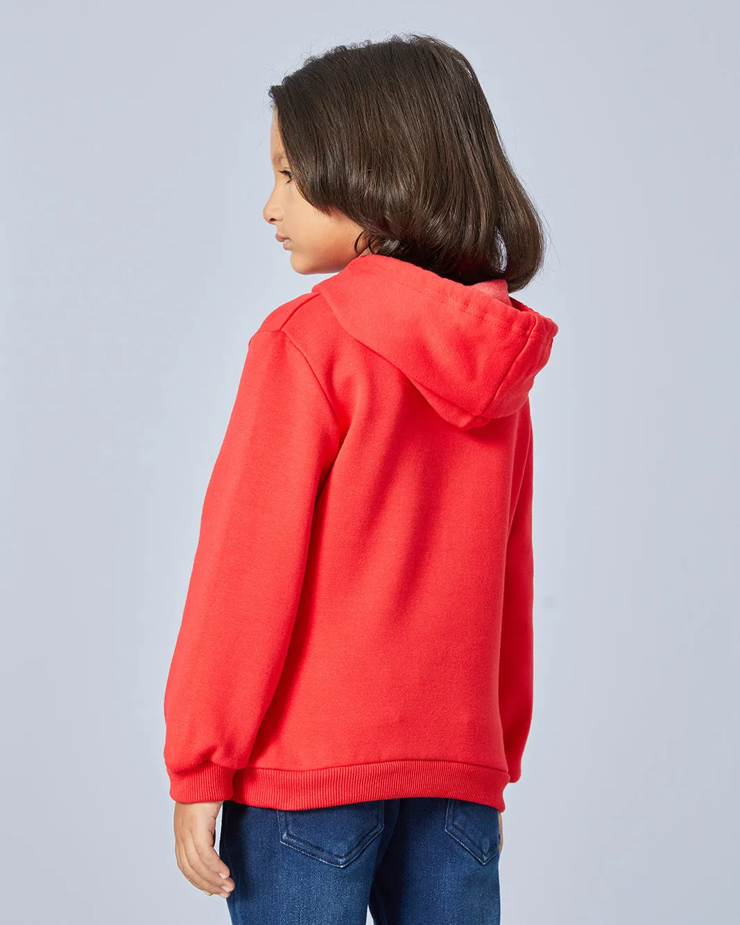 Boys Red Hooded Sweatshirt sold by Redtag product image thumbnail 3