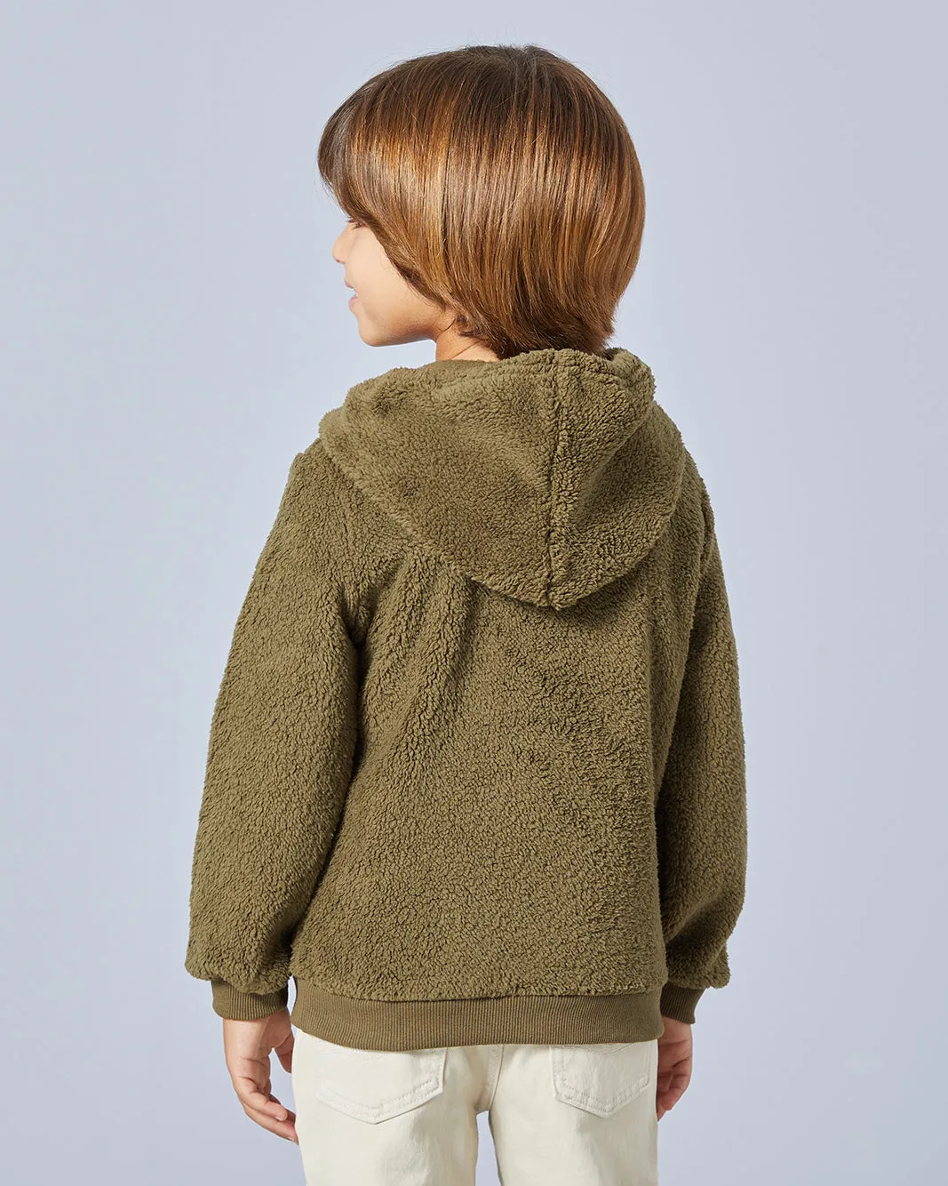 Boys Green Hooded Sweatshirt sold by Redtag product image thumbnail 3