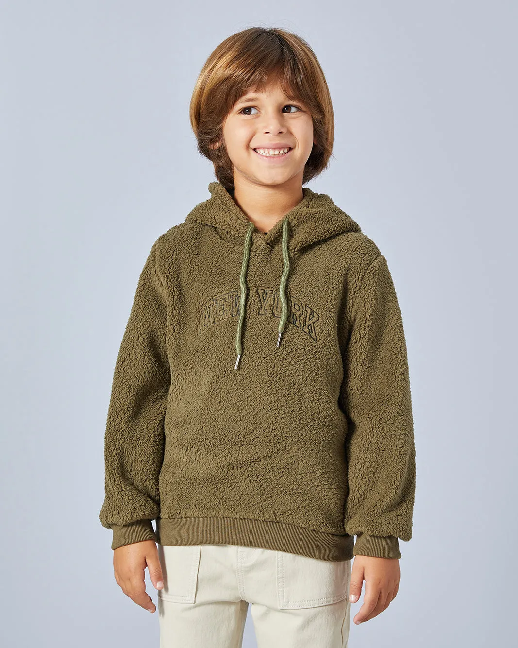 Boys Green Hooded Sweatshirt sold by Redtag