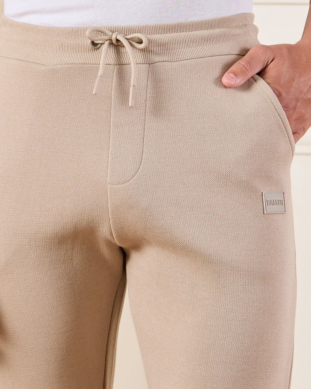 Senior Boys Beige Solid Active Pants sold by Redtag product image thumbnail 4