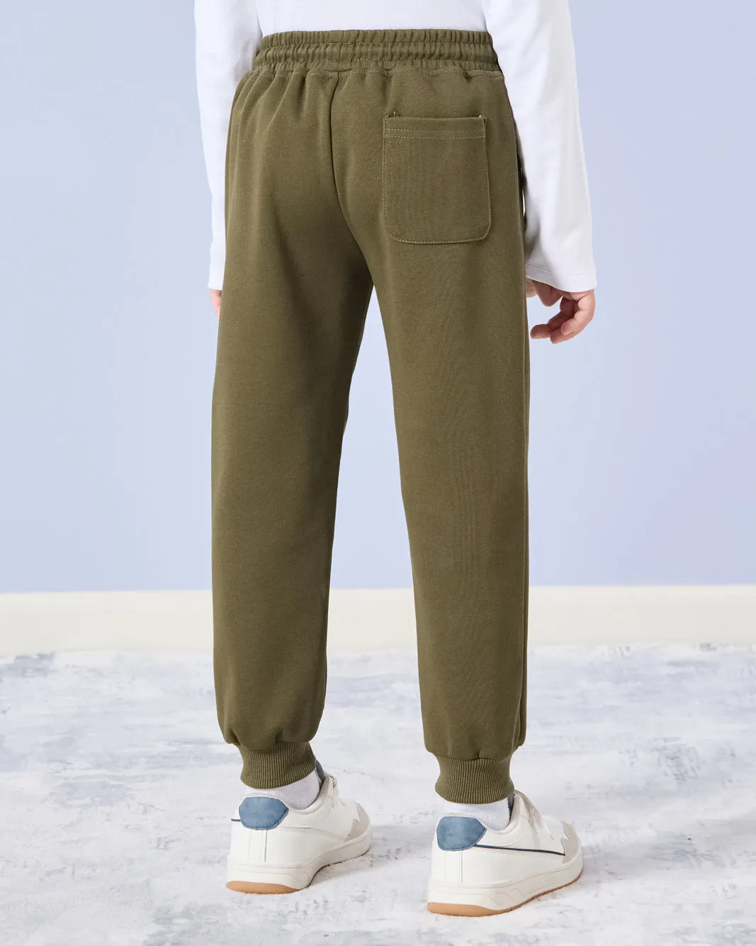 Boys Olive Active Track Pants sold by Redtag product image thumbnail 3