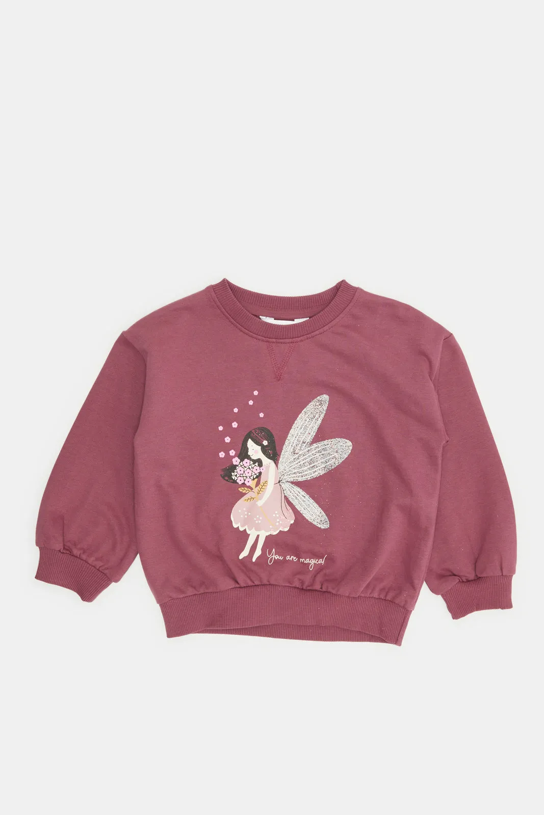 Infant Girls Purple Printed Sweatshirt sold by Redtag
