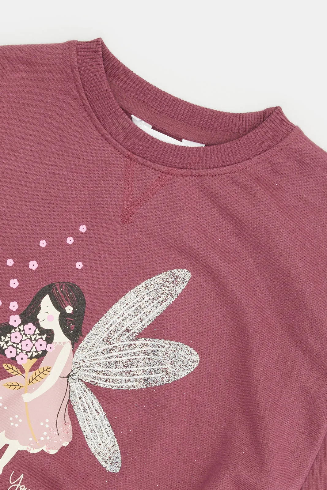 Infant Girls Purple Printed Sweatshirt sold by Redtag product image thumbnail 2