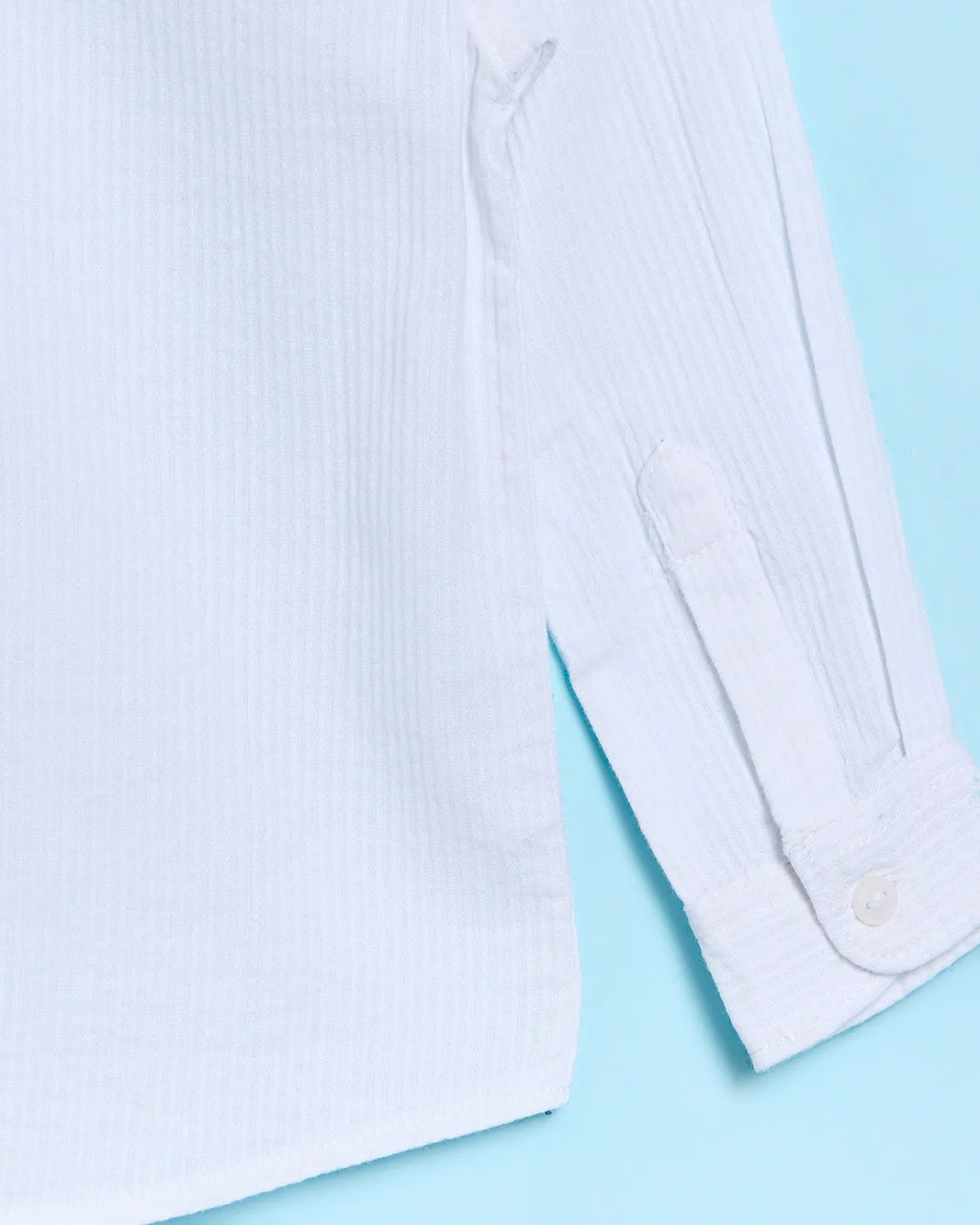 Infant Boys White Oxford Shirt sold by Redtag product image thumbnail 4