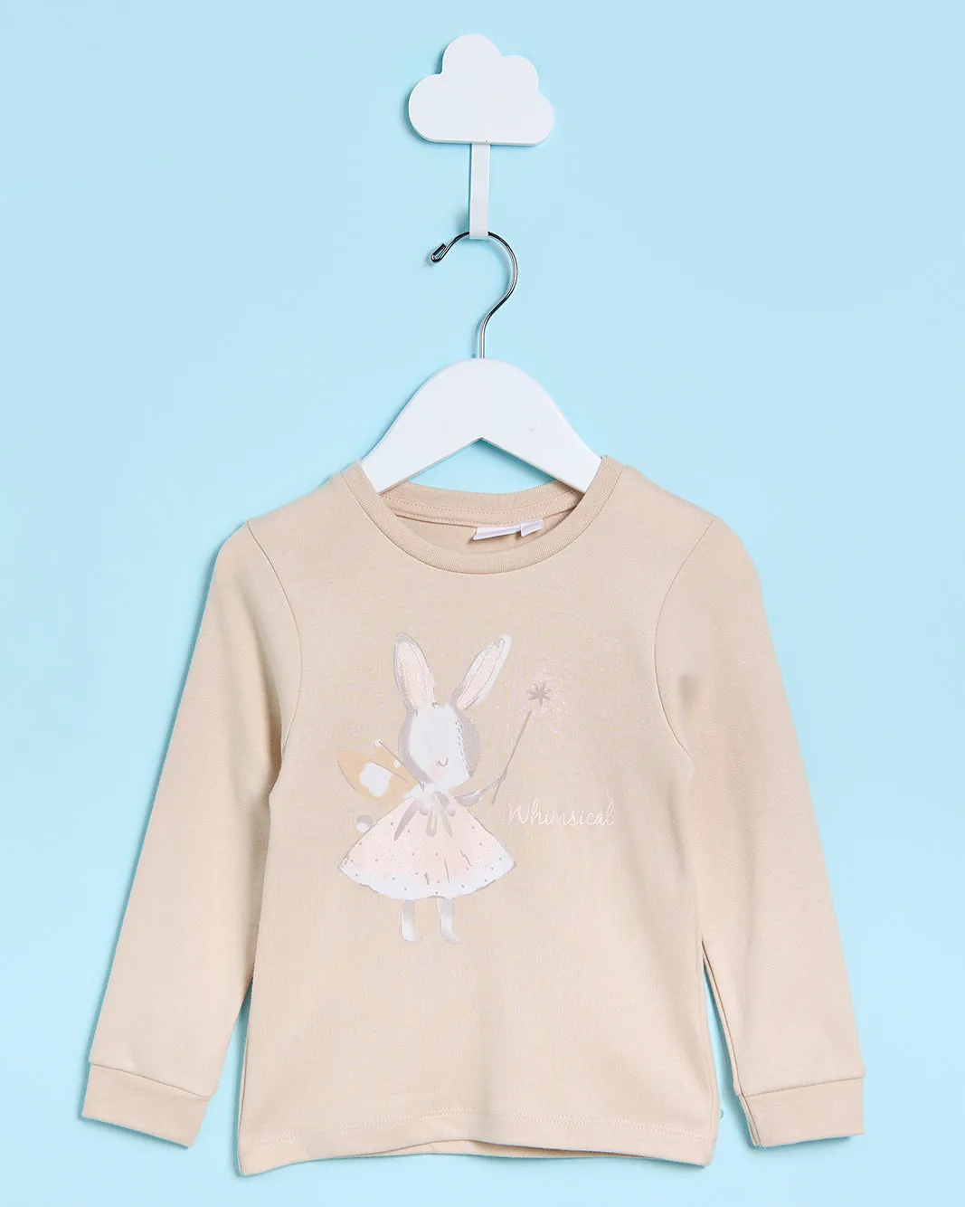 Infant Girls Brown And Blue Bunny Ballerina Pyjama Set(2 Piece) sold by Redtag product image thumbnail 2