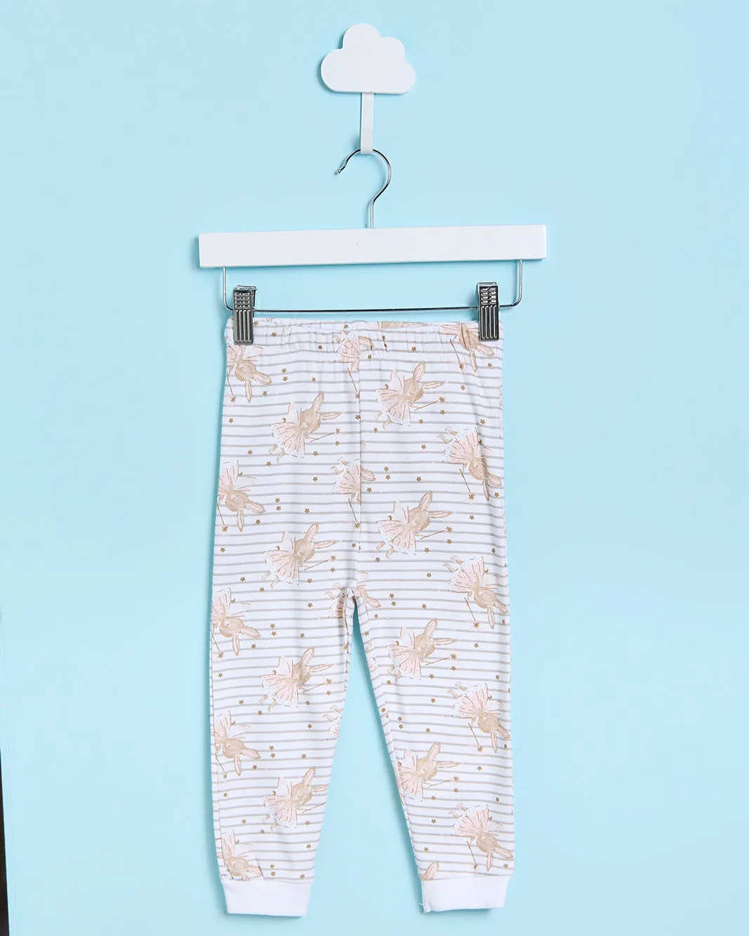 Infant Girls Brown And Blue Bunny Ballerina Pyjama Set(2 Piece) sold by Redtag product image thumbnail 3