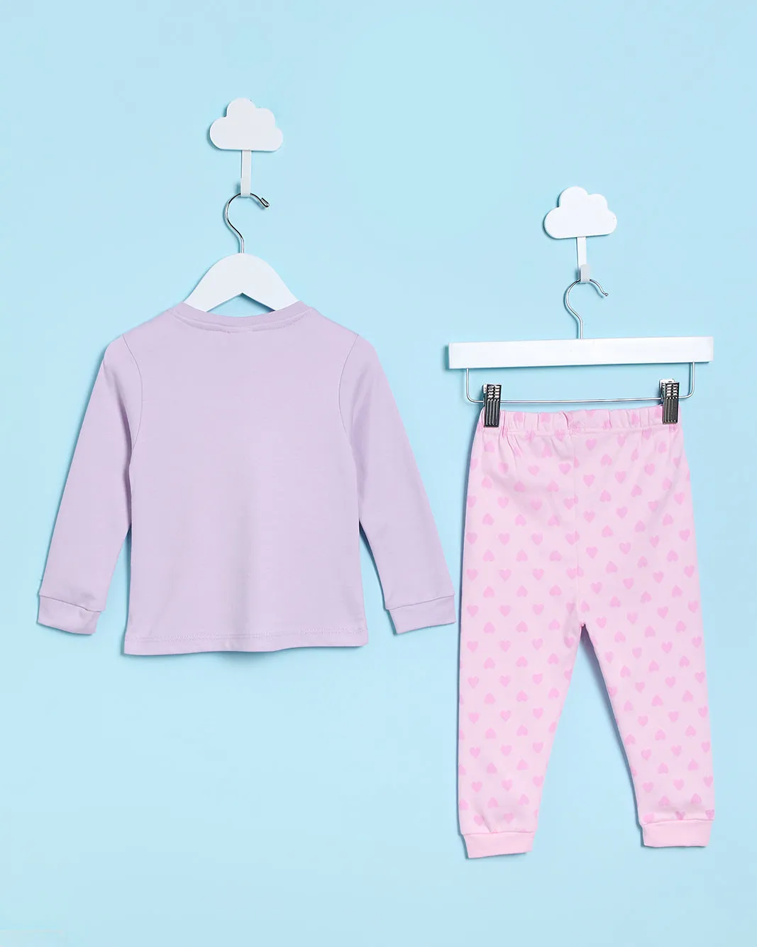 Infant Girls Purple And Pink Printed Pyjama Set(2 Piece) sold by Redtag product image thumbnail 4