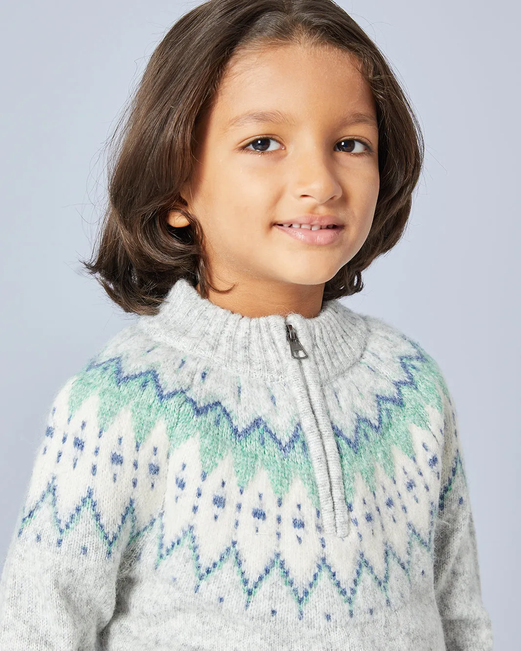 Boys Grey Full Zipper Pullover sold by Redtag product image thumbnail 4