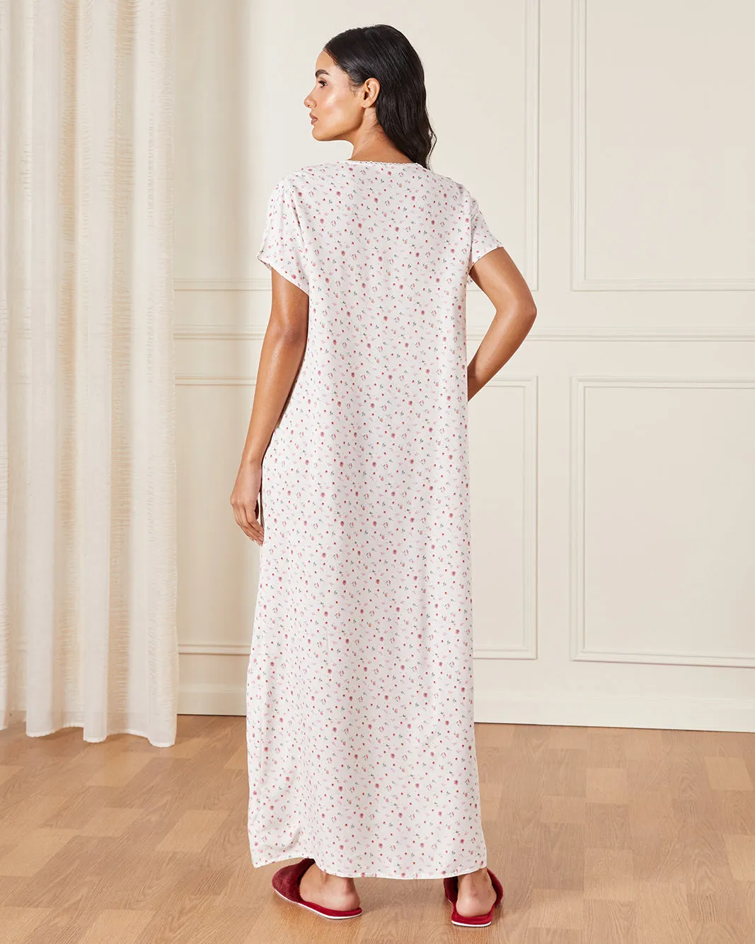 Women White Printed Nightgown sold by Redtag product image thumbnail 3