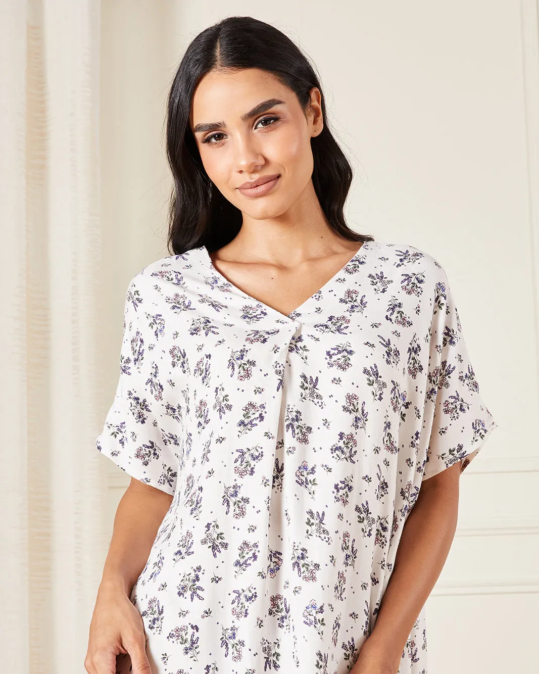 Women White Printed Nightgown sold by Redtag product image thumbnail 2